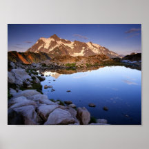 Mount_Shuksan_at_Sunset, _Washington, _USA Posters