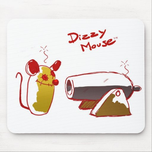 Mouse Pad Dizzy Mouse - "Cannon Mouse' Musmatta