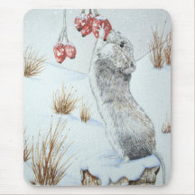 Mousemat/cojín lindos de la fauna de la escena de  tapete de ratón