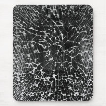 Mousemat de cristal roto tapete de raton