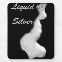 Mousemat de plata líquido alfombrilla de raton
