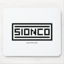 mousemat del logotipo del sionco tapetes de ratón
