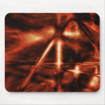 Mousemat eléctrico, naranja ardiente alfombrillas de ratones