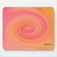 Mousepad abstracto del remolino de Sherbert Alfombrillas De Ratones