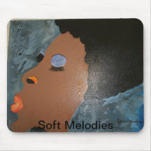 Mousepad afro afroamericano del arte de las mujere tapetes de ratones