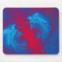 Mousepad agrietado de los fractales tapetes de ratones