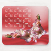 Mousepad alegre del ~ del calendario alfombrilla de ratón