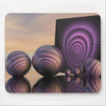 Mousepad artístico "mundos púrpuras " del sc-fi/de alfombrillas de ratones
