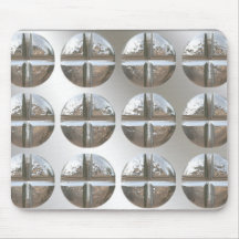 Mousepad atornillado alfombrillas de ratones