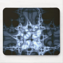 Mousepad azul de los fractales alfombrilla de ratón