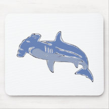 Mousepad azul del Hammerhead