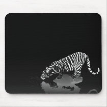 Mousepad blanco del tigre alfombrillas de raton 