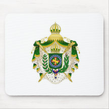 Mousepad brasão do império brasileiro.