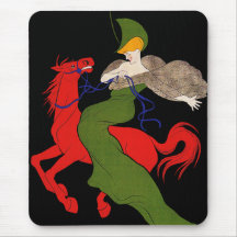 Mousepad: Cappiello - anuncio del chocolate del vi Alfombrilla De Raton