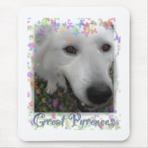 mousepad caprichoso del azul de los grandes Pirine