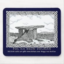 Mousepad céltico, diseño céltico del dolmán alfombrilla de raton