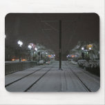 Mousepad céntrico de la foto de la estación Nevado