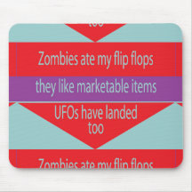 Mousepad con diseño chistoso del texto alfombrillas de raton
