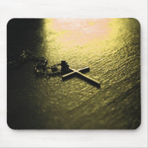 Mousepad con la cruz tapete de raton