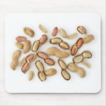 Mousepad con los cacahuetes alfombrilla de ratones