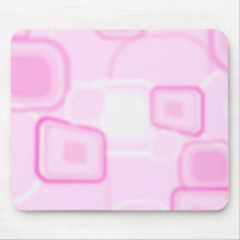 Mousepad cuadrado rosado abstracto tapete de raton