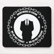 Mousepad de cadena anónimo
