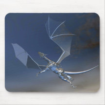 mousepad de cristal del dragón alfombrilla de ratón
