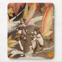 Mousepad de la armonía del otoño alfombrilla de ratón