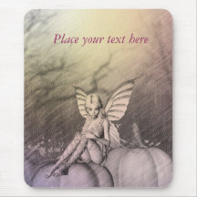 Mousepad de la hada del otoño alfombrilla de raton