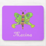 Mousepad de la identificación de la mariposa del K Alfombrilla De Raton