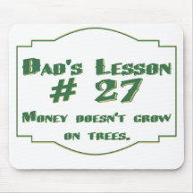 Mousepad de la lección #27 del papá tapetes de raton