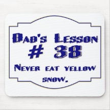 Mousepad de la lección #38 del papá tapete de ratones
