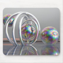 Mousepad de la magia del arco iris alfombrillas de ratones