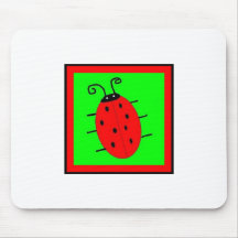 mousepad de la mariquita tapete de ratón