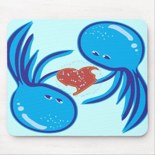 mousepad de la parte de la burbuja del amor de las