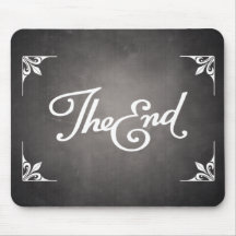 Mousepad de la tarjeta de título del final alfombrilla de ratones