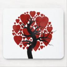 Mousepad de la tarjeta del día de San Valentín Tapete De Ratones