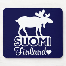 Mousepad de los alces de Finlandia