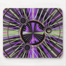 Mousepad de los círculos de los fractales tapete de ratón