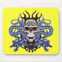 mousepad de los cráneo-dragones