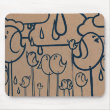 mousepad de los pájaros tapetes de ratón