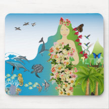 Mousepad de mamá Gaia Tapetes De Raton