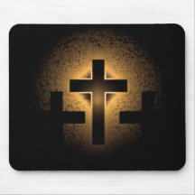 Mousepad de tres cruces tapete de raton