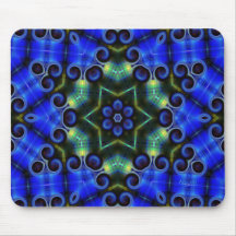 Mousepad del azul de Curlzy Alfombrilla De Ratón