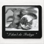 Mousepad del boxeador el dormir