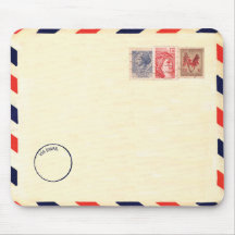 mousepad del correo aéreo tapete de ratones