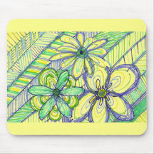 mousepad del flowa del baloo tapetes de ratones
