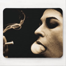 Mousepad del humo del cigarrillo alfombrillas de ratón