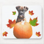 Mousepad del perrito del boxeador de la acción de 