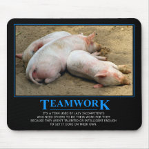 Mousepad del trabajo en equipo